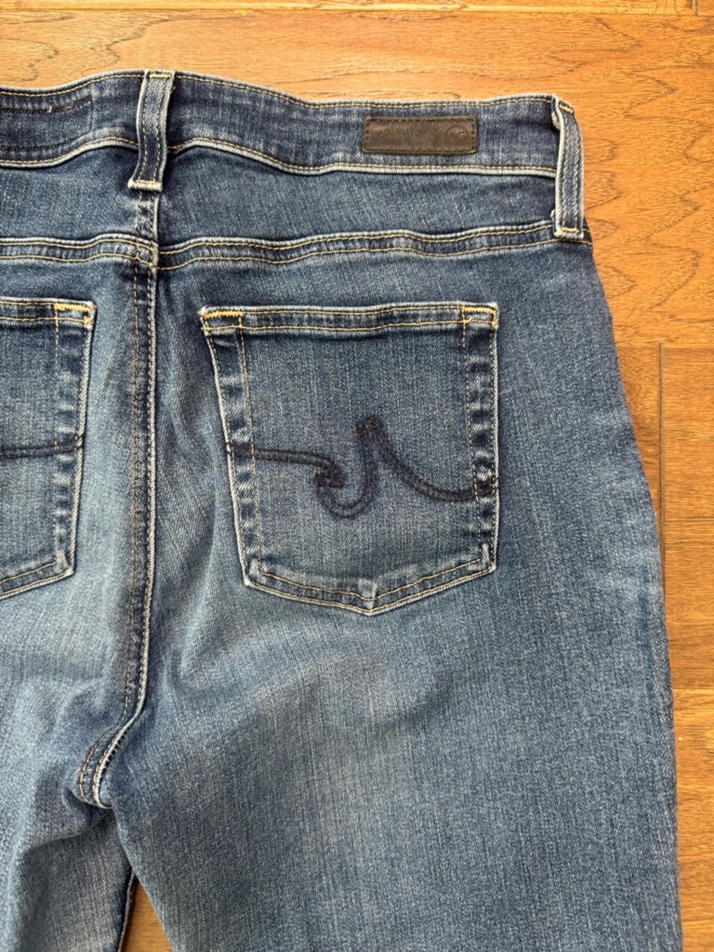 AG Adriano Goldschmied Mari High-Rise Straight Leg Jeans 29R - Picture 14 of 15